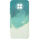 Чехол Watercolor Case for Xiaomi Redmi Note 9t Green