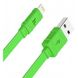 Кабель Hoco X5 Bamboo Lightning 1m Green