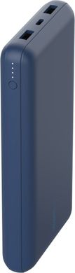 Універсальна мобільна батарея Power Bank Belkin 20000mAh 15W Dual USB-A USB-C blue (BPB012BTBL)