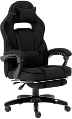 Комп'ютерне крісло для геймера GT Racer X-2749-1 Fabric Black Suede