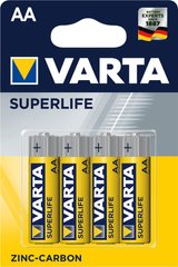 Батарейка Varta Superlife AA BLI 4 ZINC-CARBON (02006101414)