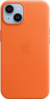 Чехол Apple для iPhone 14 Leather Case with MagSafe Orange (MPP83ZE/A)