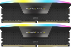 Оперативна пам'ять Corsair Vengeance RGB Black DDR5 6400MHz 48GB Kit 2x24GB (CMH48GX5M2B6400C36)