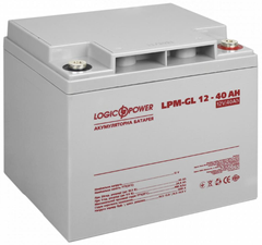 Акумуляторна батарея LogicPower Гелевий 12V 40Ah (LP4154)