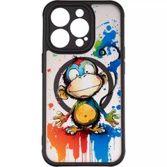 Чохол Gelius Print Case UV (Magsafe) for iPhone 14 Pro Max Monkey