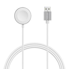 Кабель Promate AuraCord-A USB Type-A для зарядки Apple Watch с MFI 1 м White (auracord-a.white)