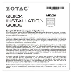 Відеокарта Zotac GAMING GeForce GTX 1650 AMP Core (ZT-T16520J-10L)