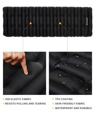 Надувной матрас KingCamp Super Comfort Single (KM1905) Black