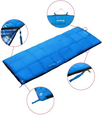 Спальний мішок KingCamp ACTIVE 250 (KS3103) R Blue