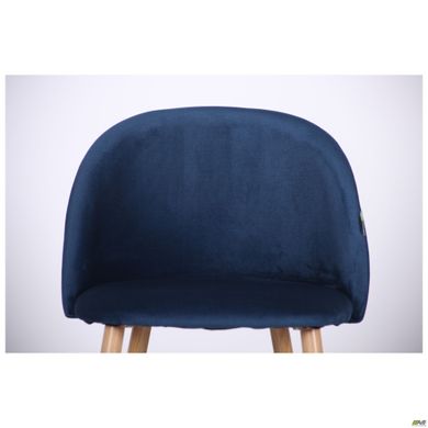 Барный стул AMF Bellini Бук/Blue velvet (545881)