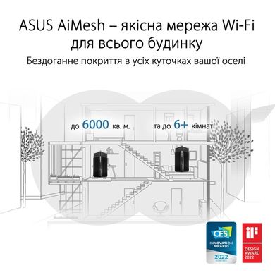 Маршрутизатор ASUS ZenWiFi Pro ET12 AXE11000 (90IG05Z0-MO3A10)