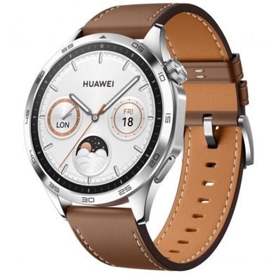 Смарт-годинник Huawei Watch GT 4 46mm Classic Brown Leather