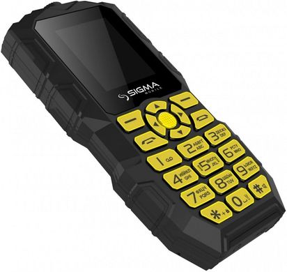 Мобильный телефон Sigma mobile X-treme IO68 Bobber Black-Yellow