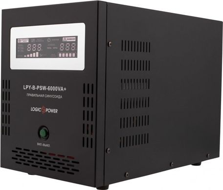 Источник бесперебойного питания LogicPower LPY-B-PSW-6000VA + (4200Вт) 10A / 20A с правильной синусоидой 48В (LP6615)