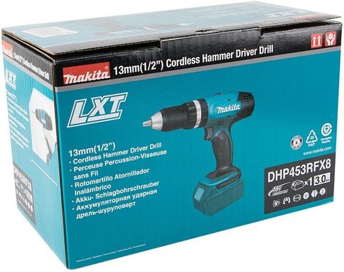 Шуруповерт Makita LXT DHP453RFX8