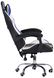 Комп'ютерне крісло для геймера AMF VR Racer Dexter Frenzy чорний/синій (546483)