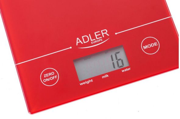 Ваги кухонні Adler AD 3138 red
