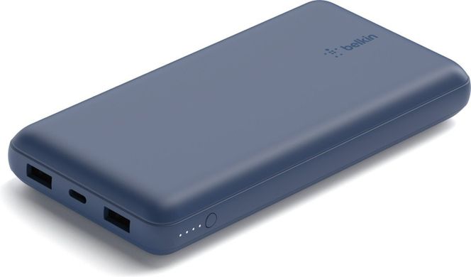 Універсальна мобільна батарея Power Bank Belkin 20000mAh 15W Dual USB-A USB-C blue (BPB012BTBL)