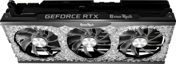 Видеокарта Palit PCI-Ex GeForce RTX 3090 GameRock 24GB GDDR6X (384bit) (1395/19500) (HDMI, 3 x DisplayPort) (NED3090T19SB-1021G)