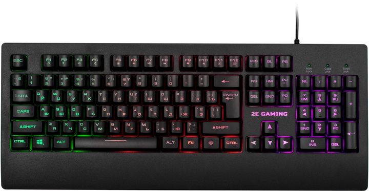 Клавиатура 2E Gaming KG330 LED Ukr Black (2E-KG330UBK)
