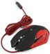 Мышь VARR MPX2 USB с игровой поверхностью Black-Red (VSETMPX2)