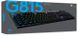 Клавіатура Logitech G815 Gaming Mechanical GL Tactile RGB (920-008992) Black USB
