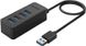 USB-хаб ORICO USB 3.0 4 порти (W5P-U3-100-BK-PR)