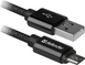 Кабель Defender USB08-03T PRO USB2.0 AM-MicroBM Black 1m (87802)