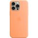 Чохол Apple Silicone Case with MagSafe для iPhone 15 Pro Max Orange Sorbet (MT1W3)