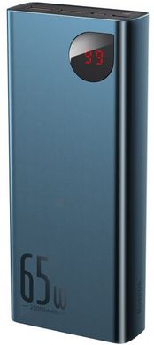 Універсальна мобільна батарея Baseus Adaman Metal Digital Display 20000mAh 65W Blue (PPIMDA-D03)