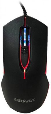 Миша Greenwave GM-1641L (R0015250) Black/Red USB