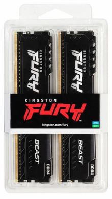 Оперативная память Kingston FURY 16 GB (2x8GB) DDR4 3600 MHz Beast (KF436C17BBK2/16)