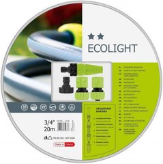 Шланг садовий Cellfast Ecolight 20 м 3/4" + комплект з'єднувачів (10-192)