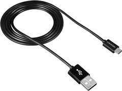 Кабель Canyon USB — microUSB 1 м Black (CNE-USBM1B)