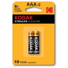 Батарейки KODAK XTRALIFE LR03 1x2 шт. Блістер
