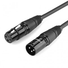 Кабель UGREEN AV130 XLR Male to Female Microphone Cable 5 m Black 20712