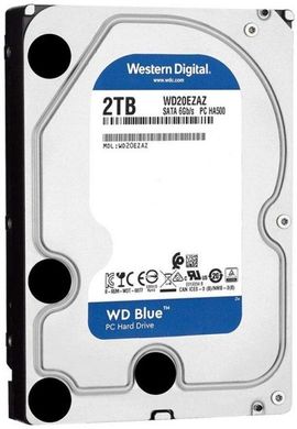 Внутрішній жорсткий диск WD Blue 2 TB (WD20EZAZ)