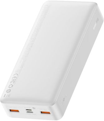 Універсальна мобільна батарея Baseus Bipow Digital Display 20W 20000mAh White (PPDML-M02)