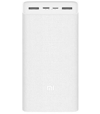 Універсальна мобільна батарея Xiaomi Mi 3 30000mAh Quick Charge White (PB3018ZM) (Global)