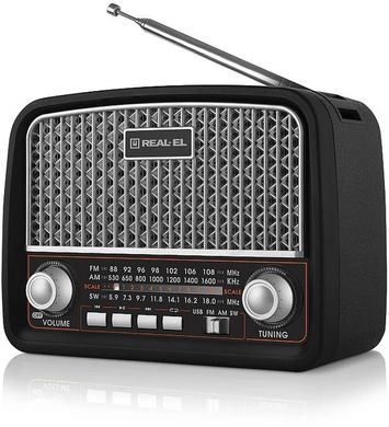 Портативний радіоприймач REAL-EL X-520 Black