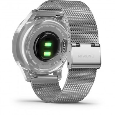 Смарт-часы Garmin vivomove Luxe Premium Silver-Black Milanese (010-02241-23)