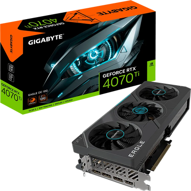 Відеокарта Gigabyte GeForce RTX 4070 Ti EAGLE OC 12G (GV-N407TEAGLE OC-12G)