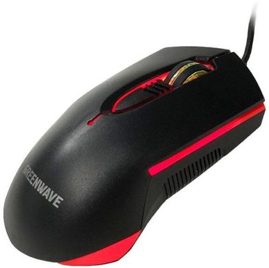 Миша Greenwave GM-1641L (R0015250) Black/Red USB