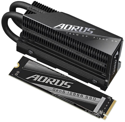 SSD-накопитель Gigabyte Aorus Gen5 12000 2280 PCIe 5.0 x4 NVMe 2.0 2TB (AG512K2TB)