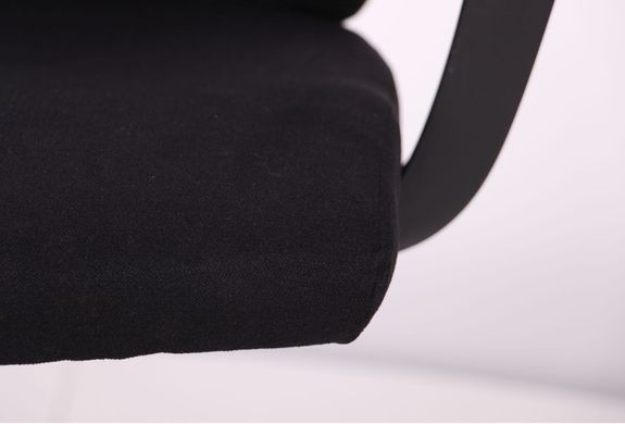 Кресло AMF Nickel Black сиденье Сидней-07/спинка Сетка SL-00 Black