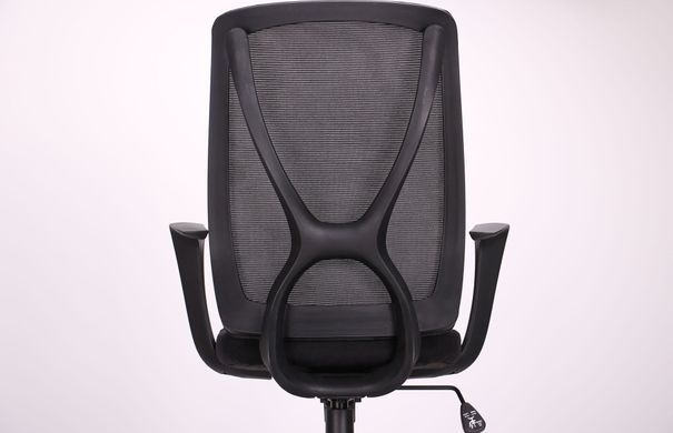 Кресло AMF Nickel Black сиденье Сидней-07/спинка Сетка SL-00 Black