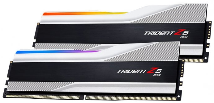 Оперативна пам'ять G.Skill 32 GB (2x16GB) DDR5 5600 MHz Trident Z5 RGB Silver (F5-5600J3636C16GX2-TZ5RS)