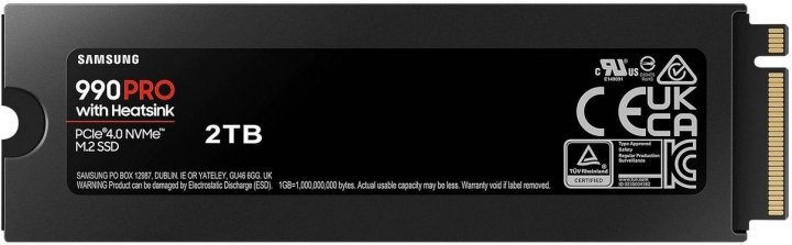 SSD диск Samsung 990 Pro 2TB M.2 PCIe 4.0 x4 V-NAND 3-bit MLC (MZ-V9P2T0GW)