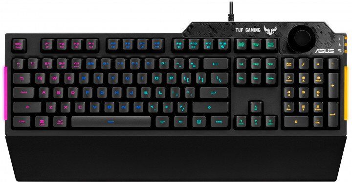 Клавіатура Asus TUF Gaming K1 USB Black (90MP01X0-BKRA00)