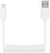 Кабель Toto TKR-52 Spring wire USB cable Lightning 1,2m White